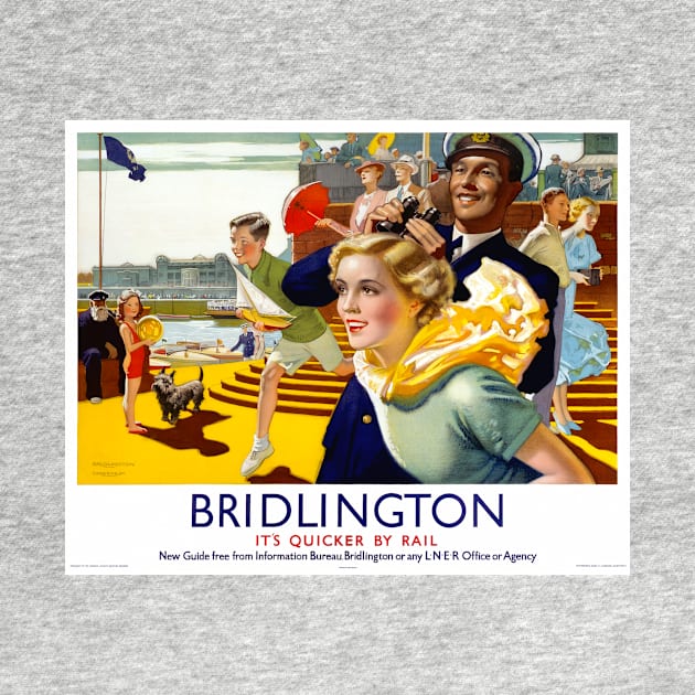 Vintage Travel Poster  England Bridlington by vintagetreasure